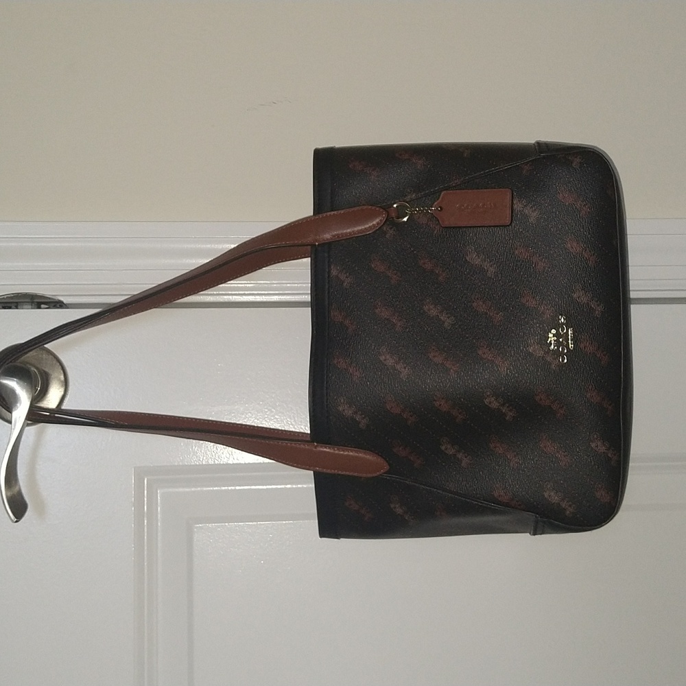 Coach Horse & Carriage Tote
